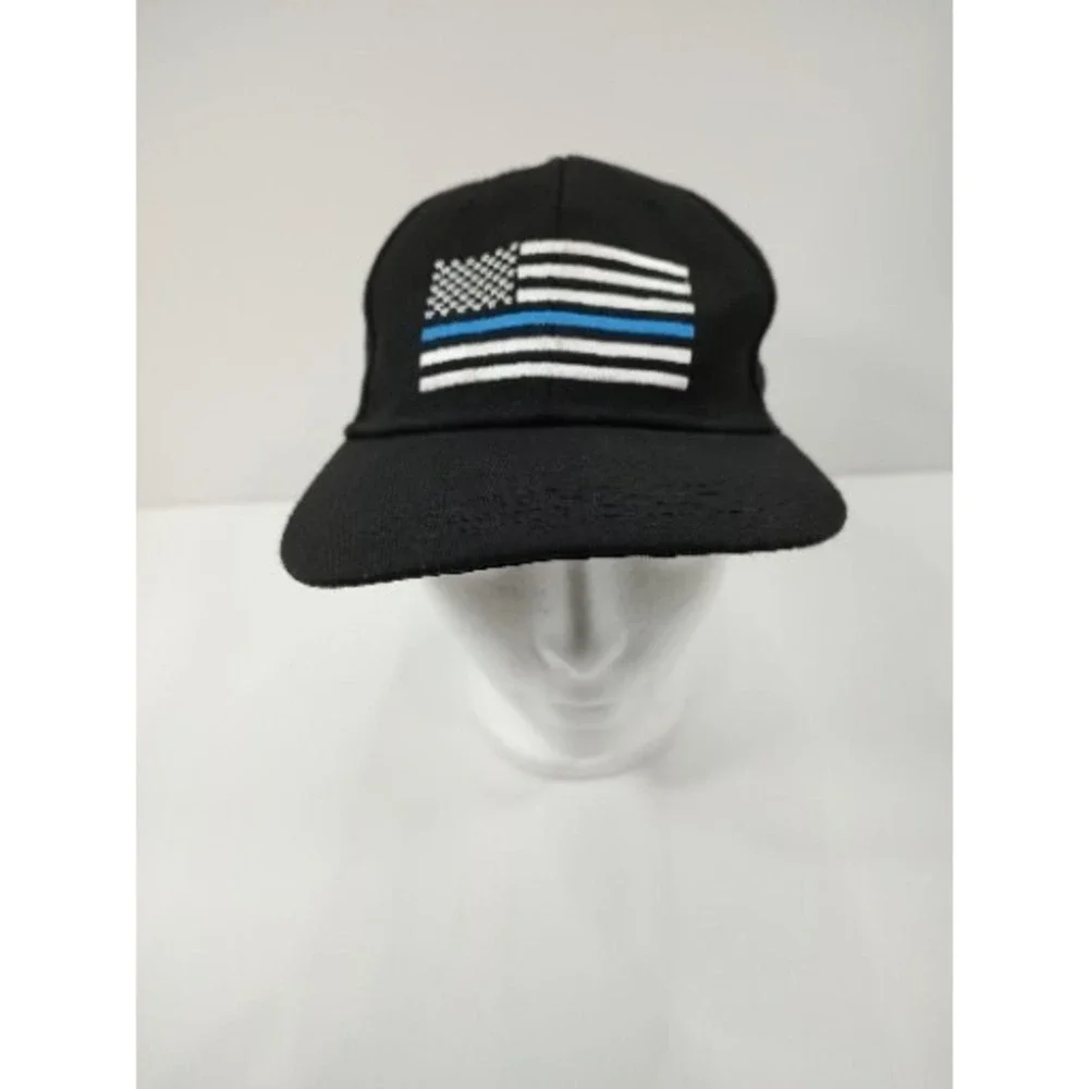 American‎ Flag Blue Line Ball Cap Hat Adjustable Baseball